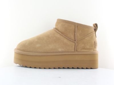 Color Of California Platform winter boot tan beige