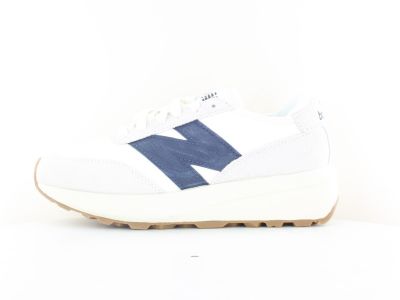 New Balance 370 blanc bleu marine
