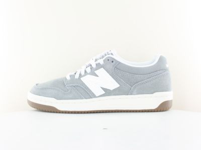 New Balance 480 suede gris blanc gomme