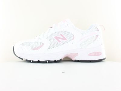 New Balance 530 blanc rose noir