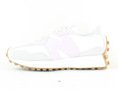 New Balance 327 blanc rose gomme