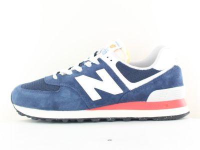 New Balance 574 bleu marine blanc rouge