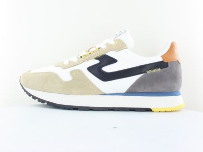 Schmoove Athene runner blanc camel noir bleu ciel