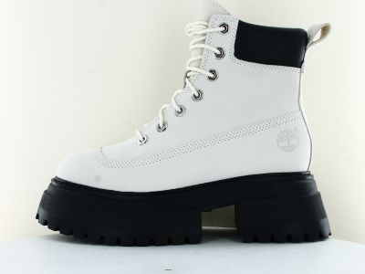 Timberland Sky 6in lace up blanc noir