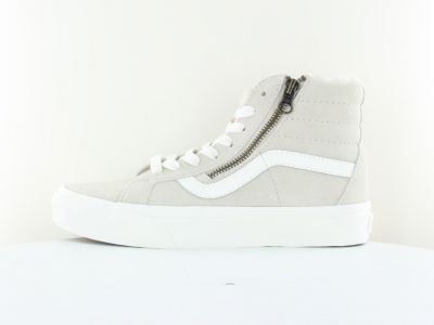 Vans Sk8 hi reissue side zip beige