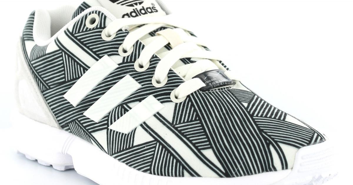 adidas zx flux femme noir et blanche