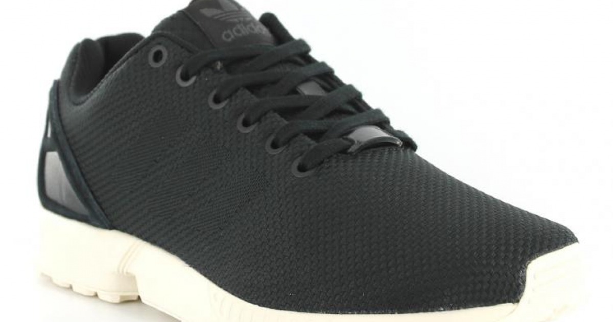 basket adidas zx flux weave noir et blanc