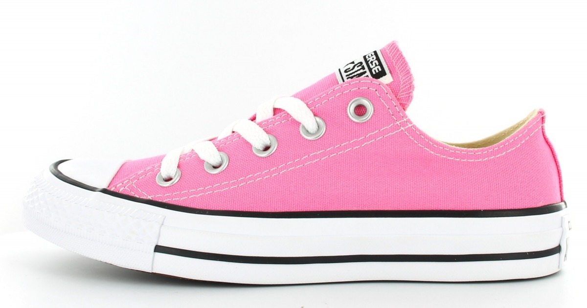 converse rose basse