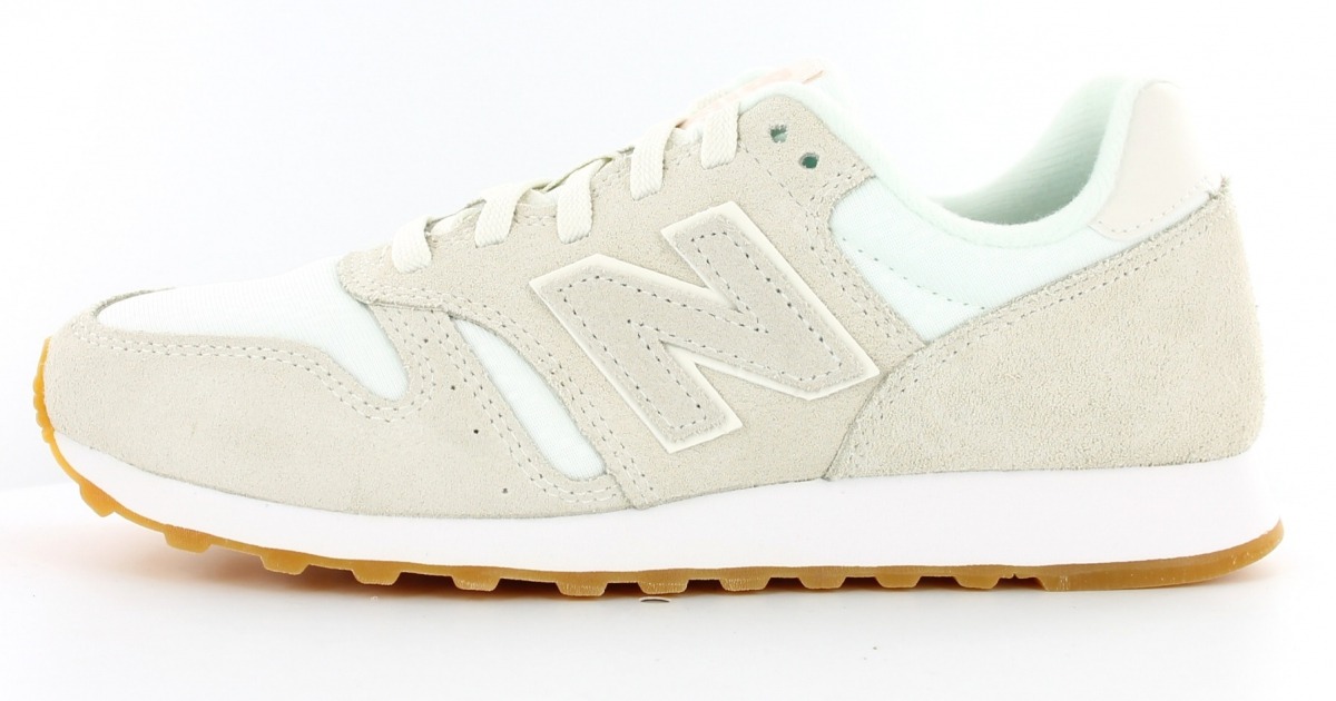 New Balance 373 Femme Suede Beige Cream-Gomme New Balance 373 Femme Suede Beige Cream-Gomme