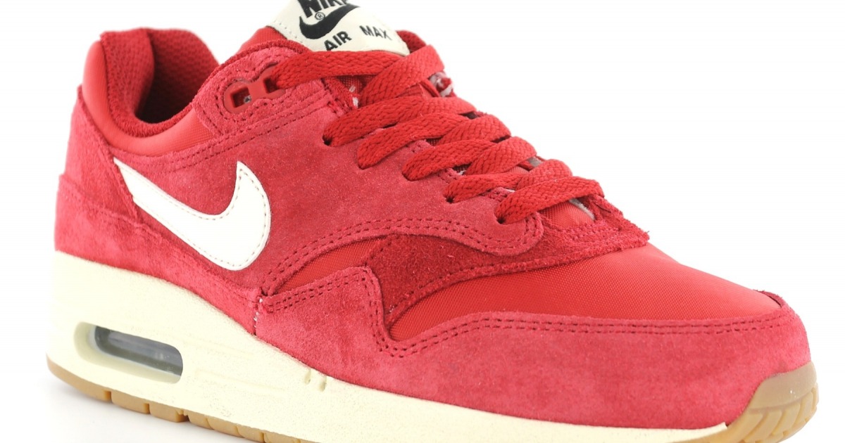 Nike Air Max 1 ROUGE/BLANC 537383-611 Nike Air Max 1 ROUGE/BLANC 537383-611