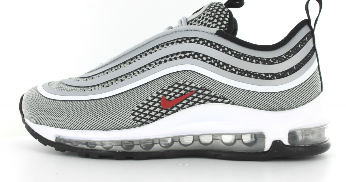 nike air max 97 metallic silver varsity red