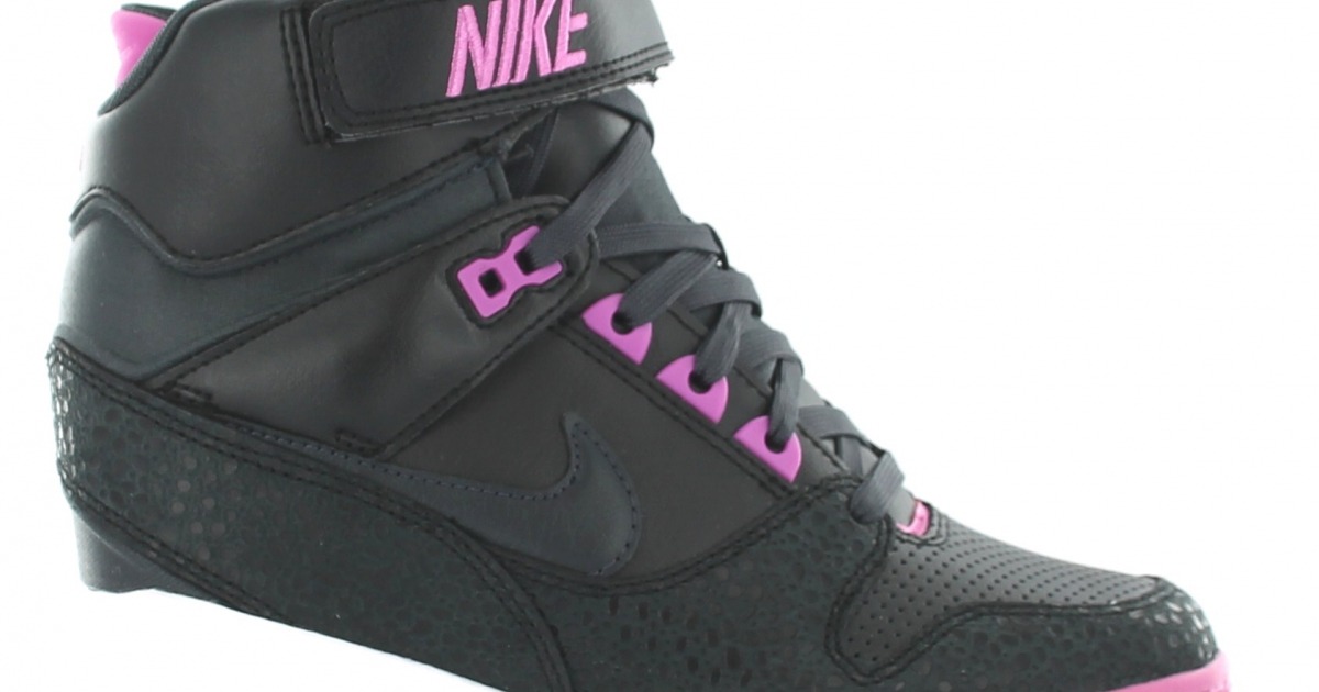 nike air revolution sky hi baskets compensées femme