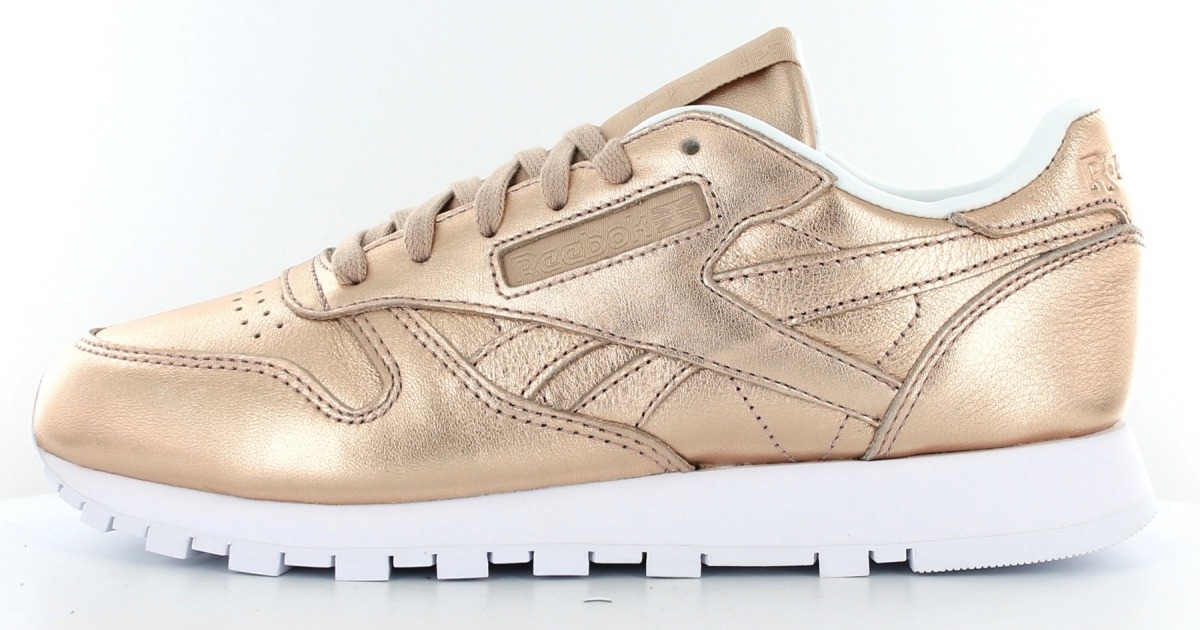 reebok classic pearlized rose gold