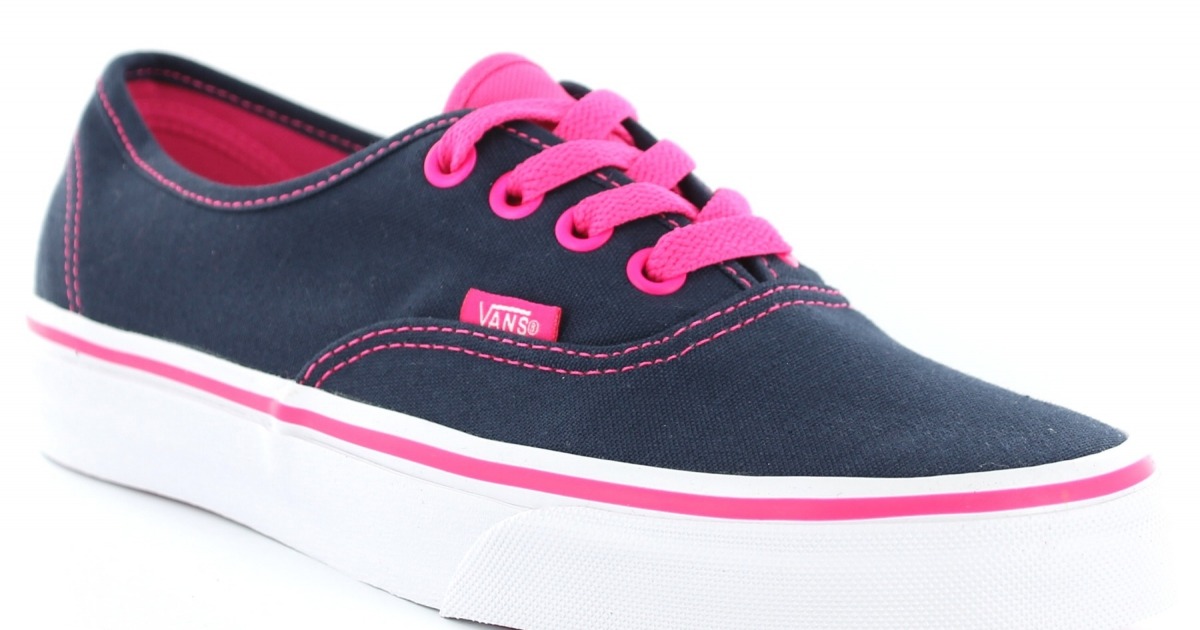 vans bleu orange
