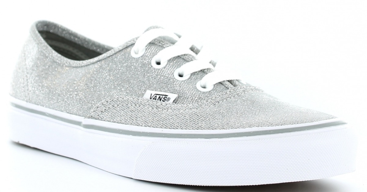 vans authentic argent