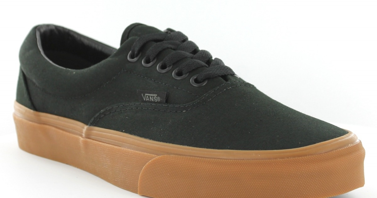 vans noir semelle marron