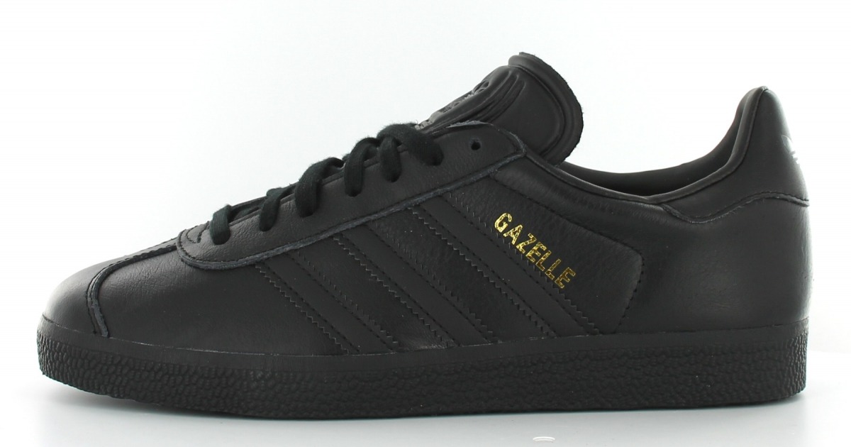 Adidas Gazelle Cuir Noir BB5497 Adidas Gazelle Cuir Noir BB5497