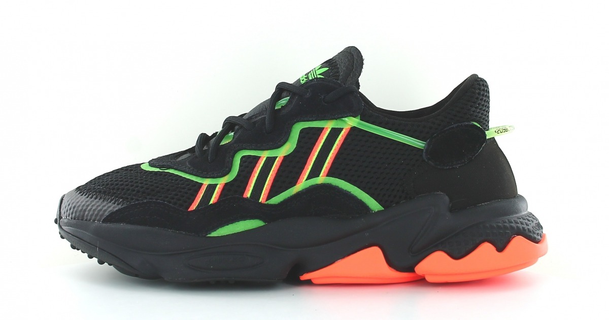 Adidas Ozweego Noir orange vert EE5696