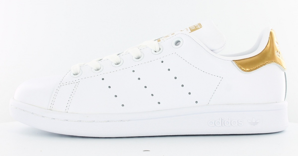 stan smith blanche et doré