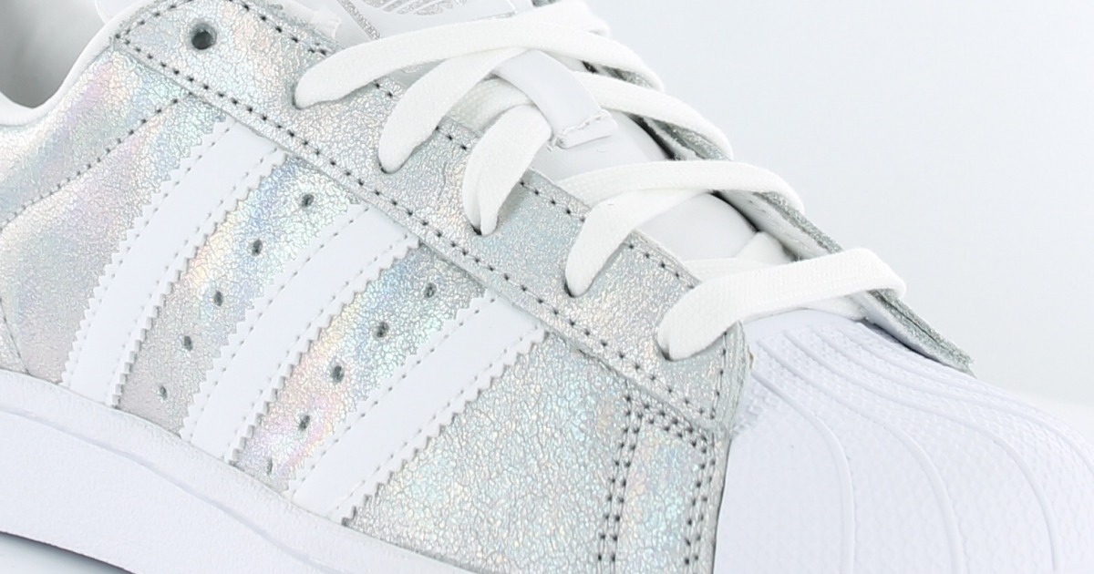 adidas superstar argent femme