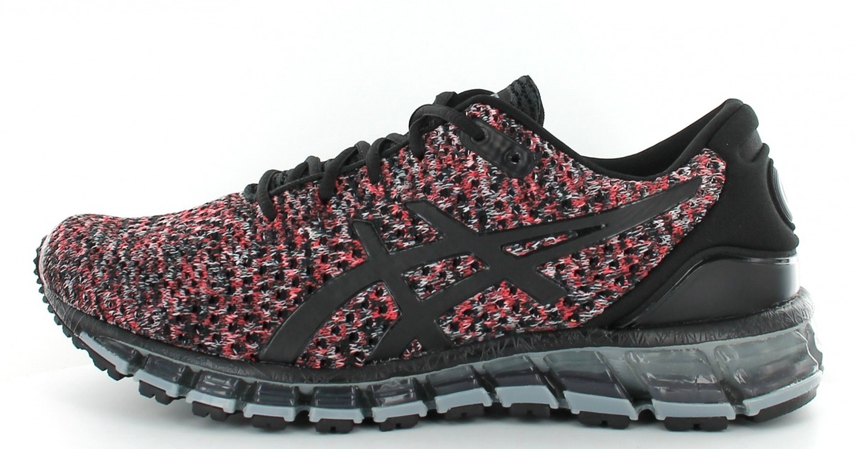 asics noire et rouge