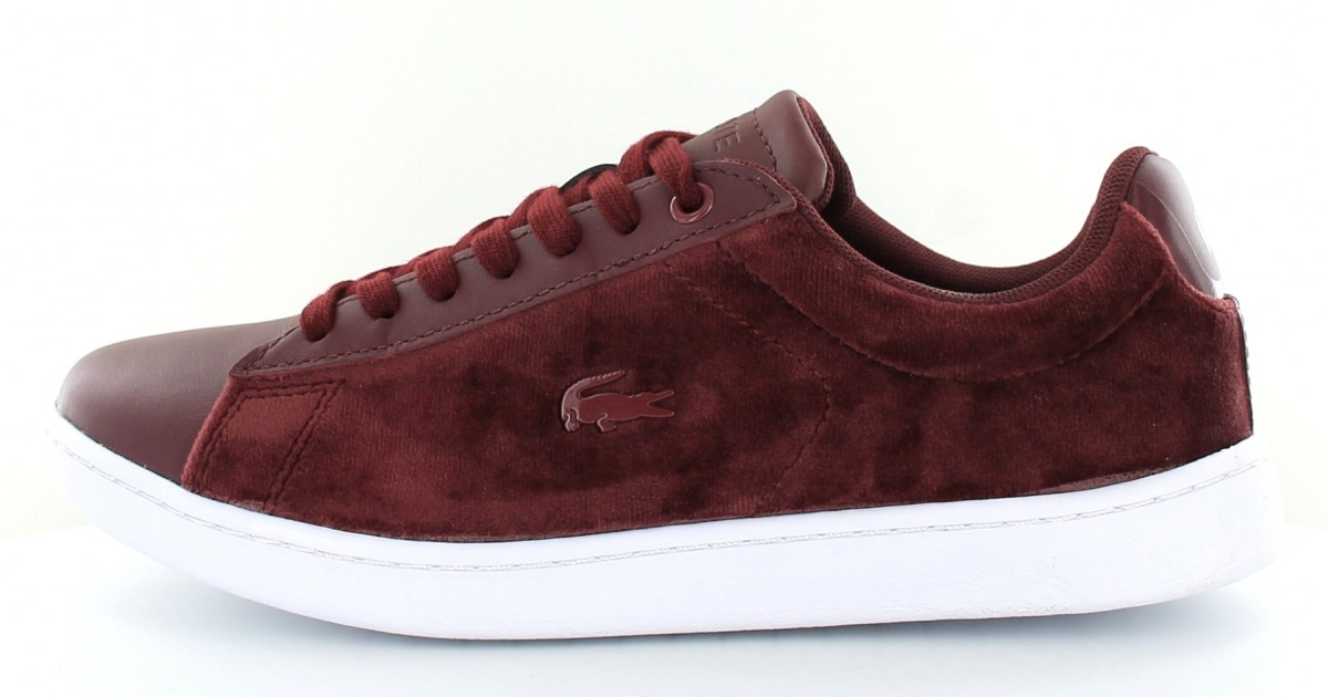 Lacoste Carnaby evo 318 8 Bordeaux blanc 36SPW0015