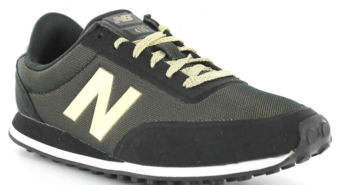 basket new balance noir et dore