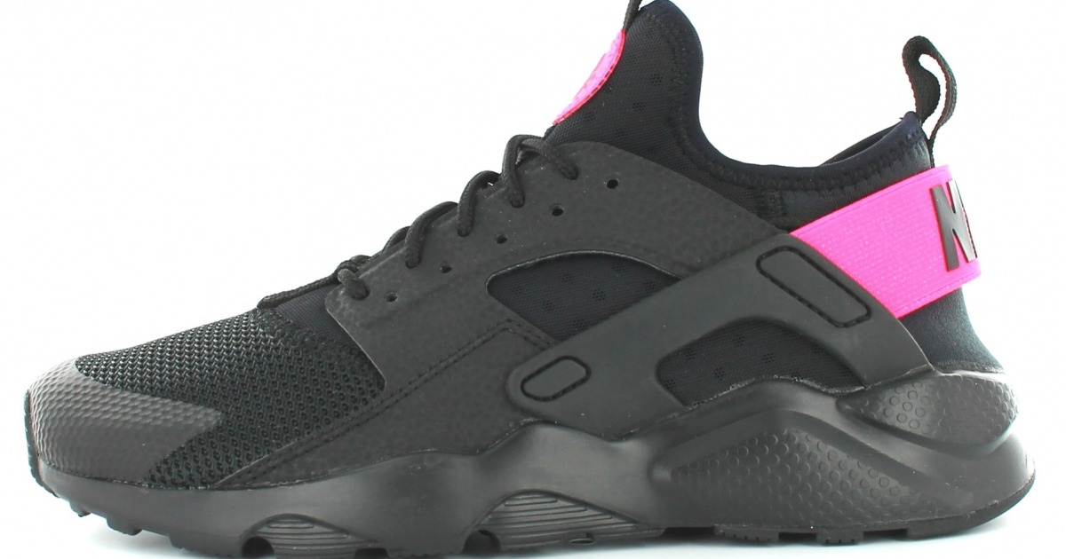 nike huarache femme noir et rose jordan