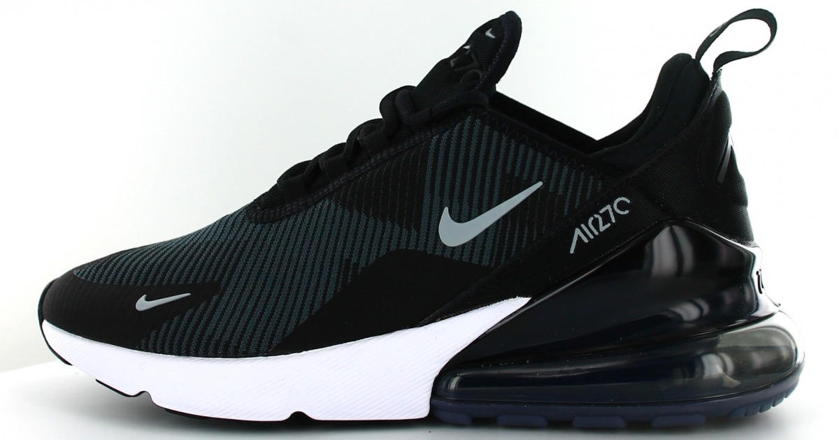 Nike Air Max 270 knit jacquard gs NoirGrisBlanc AR0301008