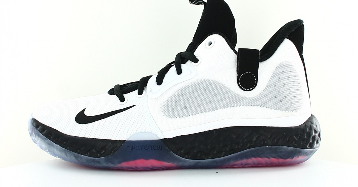 Nike Kd trey 5 VII Blanc noir gris crimson AT1200 100 Nike Kd trey 5 VII Blanc noir gris crimson AT1200 100