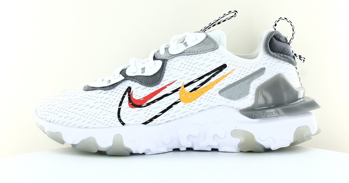 nike react jaune fluo