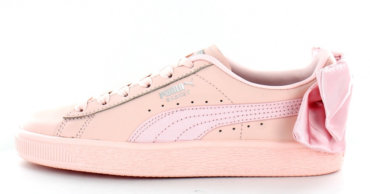 puma basket bow pearl