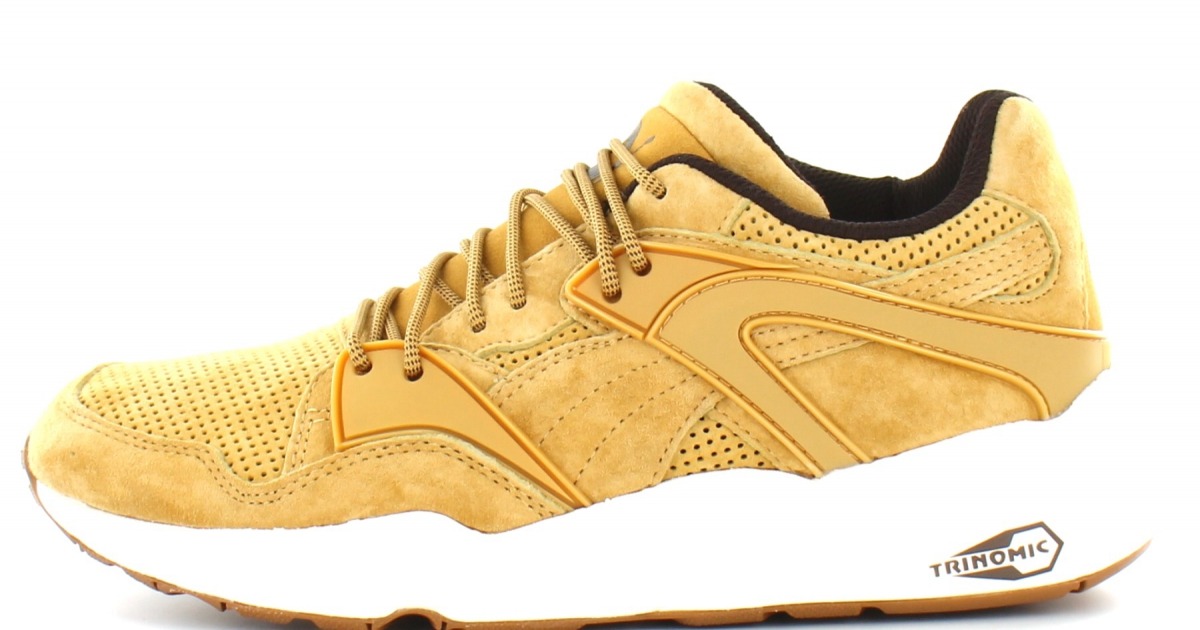 puma blaze trinomic beige sneakers