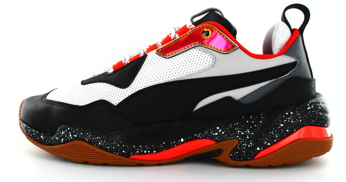 puma thunder womens orange