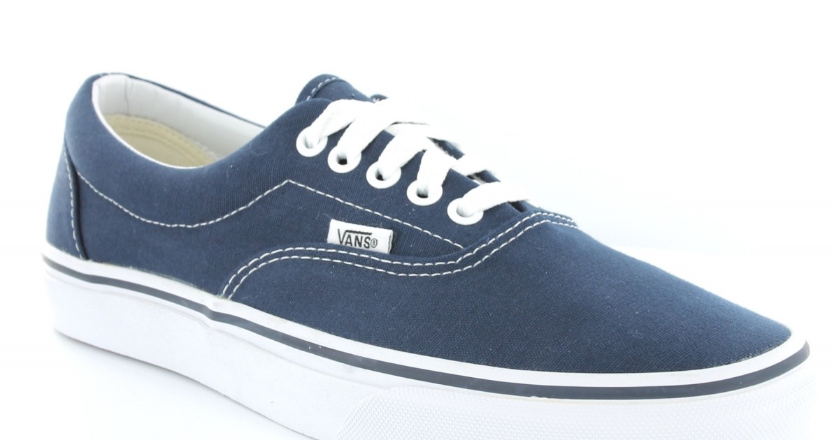 vans blanche et bleu