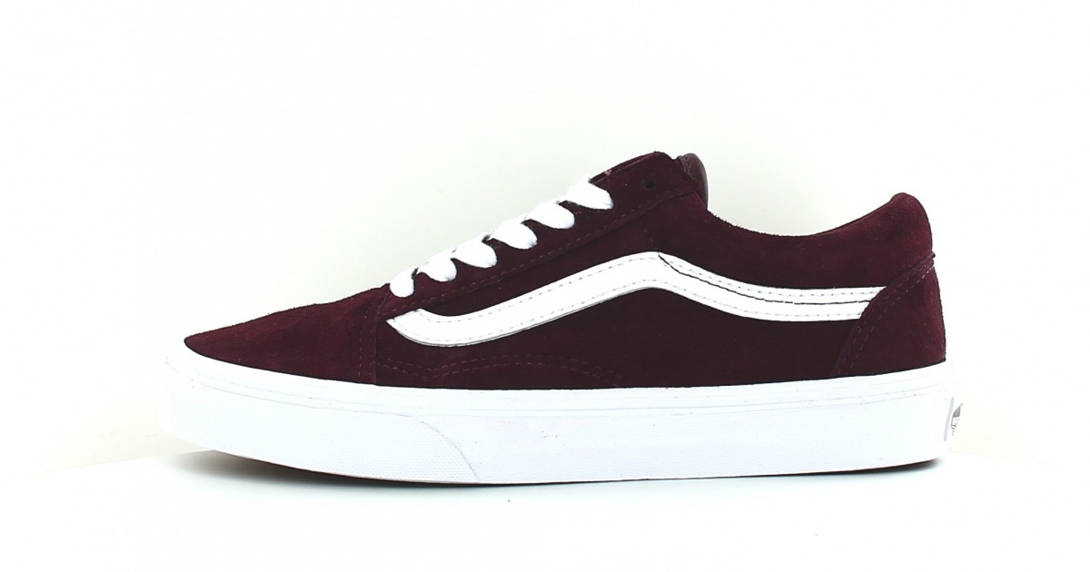vans old skool bordeaux suede