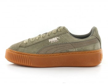 puma platform femme kaki puma platform femme kaki