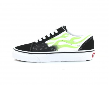 vans old skool bleu jaune vert rouge