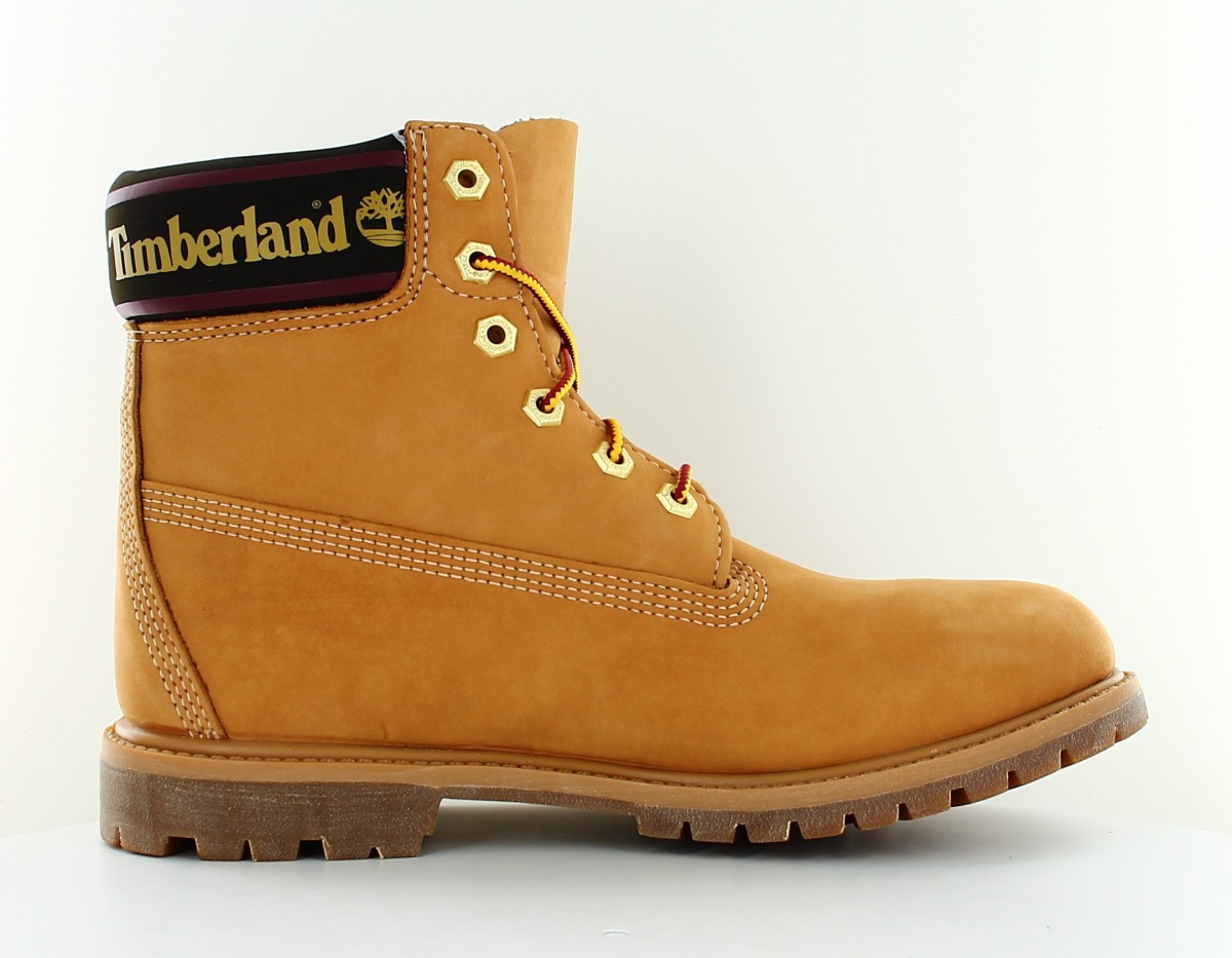 Timberland 6 inch waterproof boot beige marron bordeaux