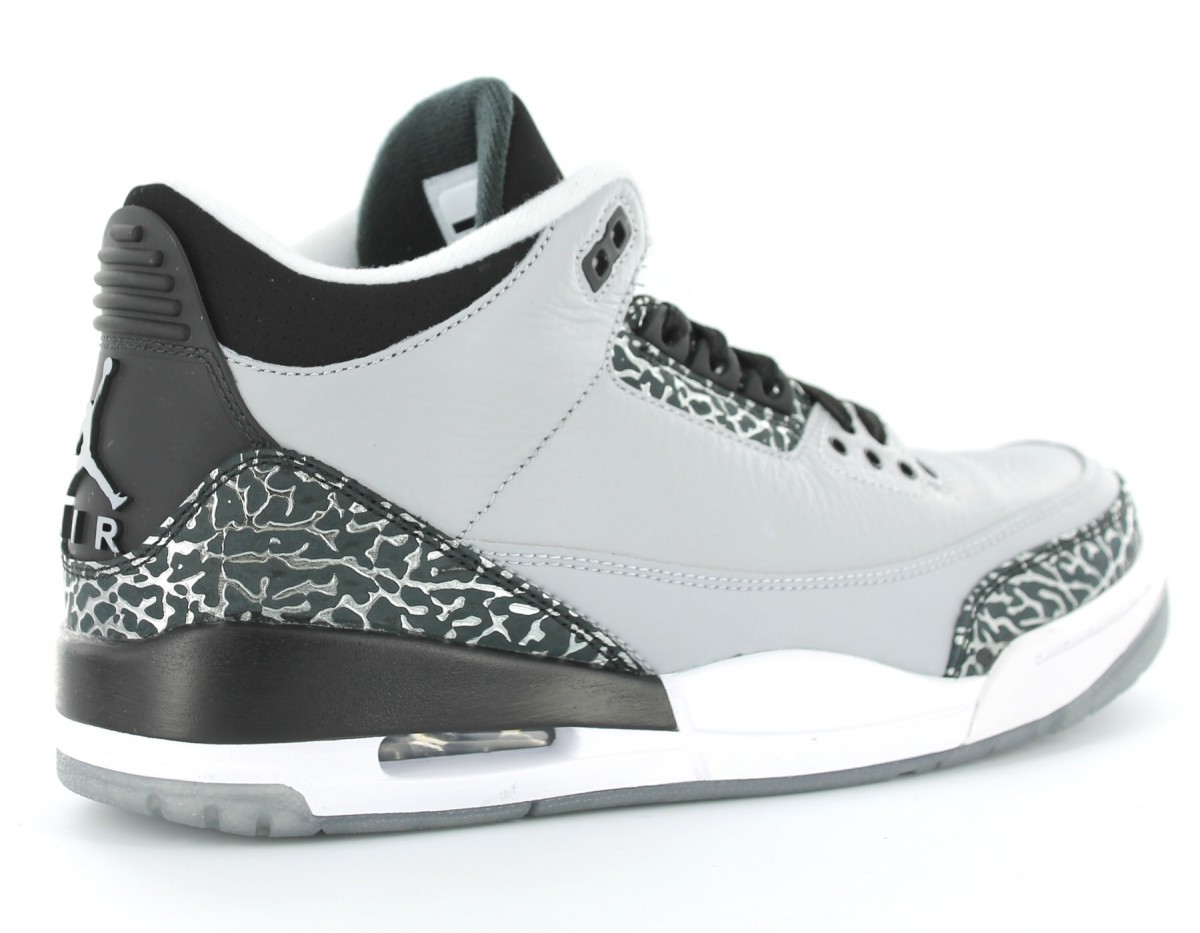 Jordan Air Jordan III Wolf Grey GS GRIS/NOIR