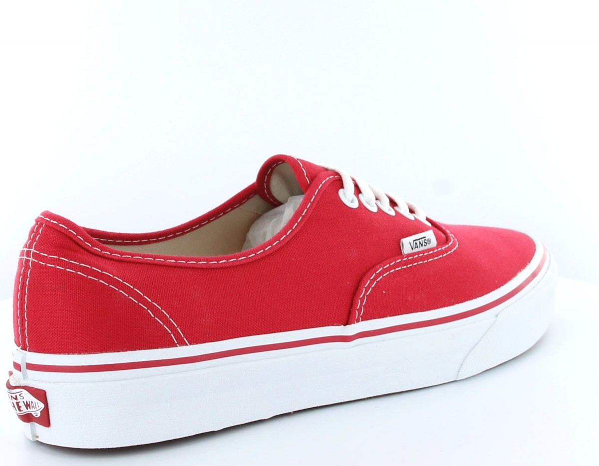 Vans Authentic ROUGE/BLANC