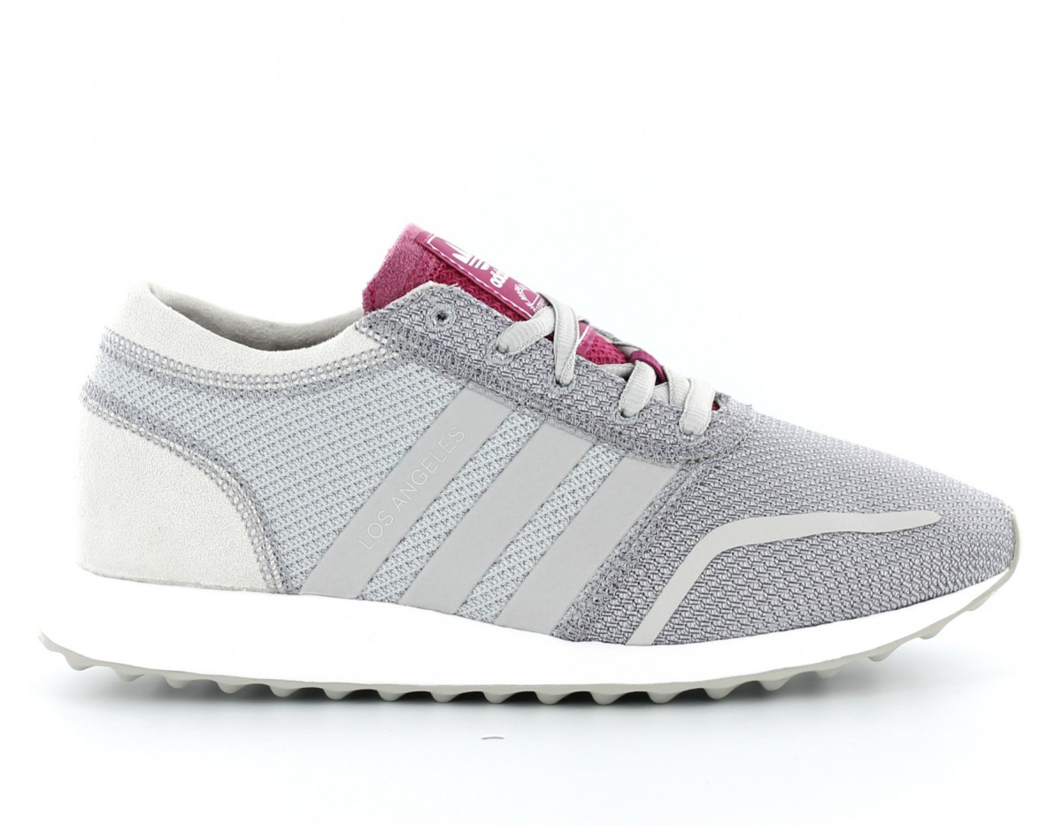 Adidas Los angeles femme GRIS/BORDEAUX