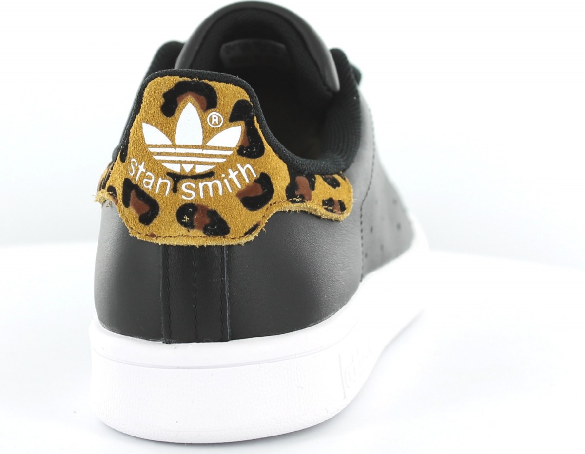 Adidas Stan Smith femme NOIR/LEOPARD