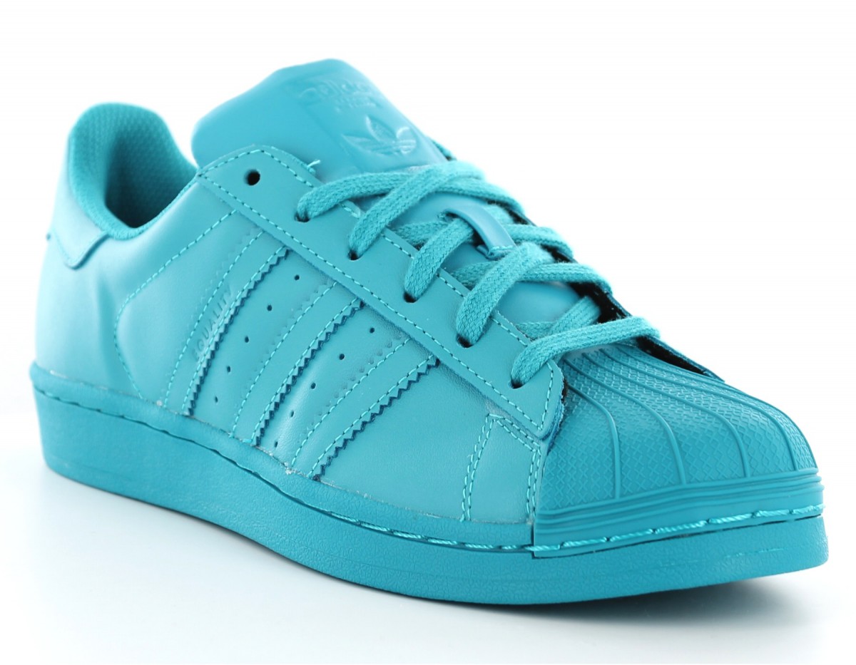 Adidas superstar outlet femme bleu