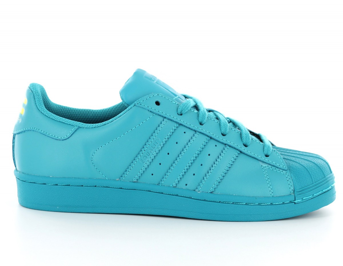 Superstar bleu femme sale