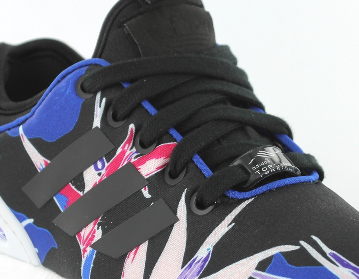 Adidas ZX Flux NPS Femme NOIR/BLEU/ROSE