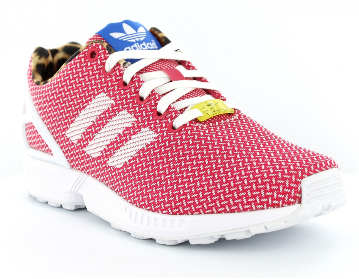 Adidas ZX Flux Weave Femme ROSE/BLANC