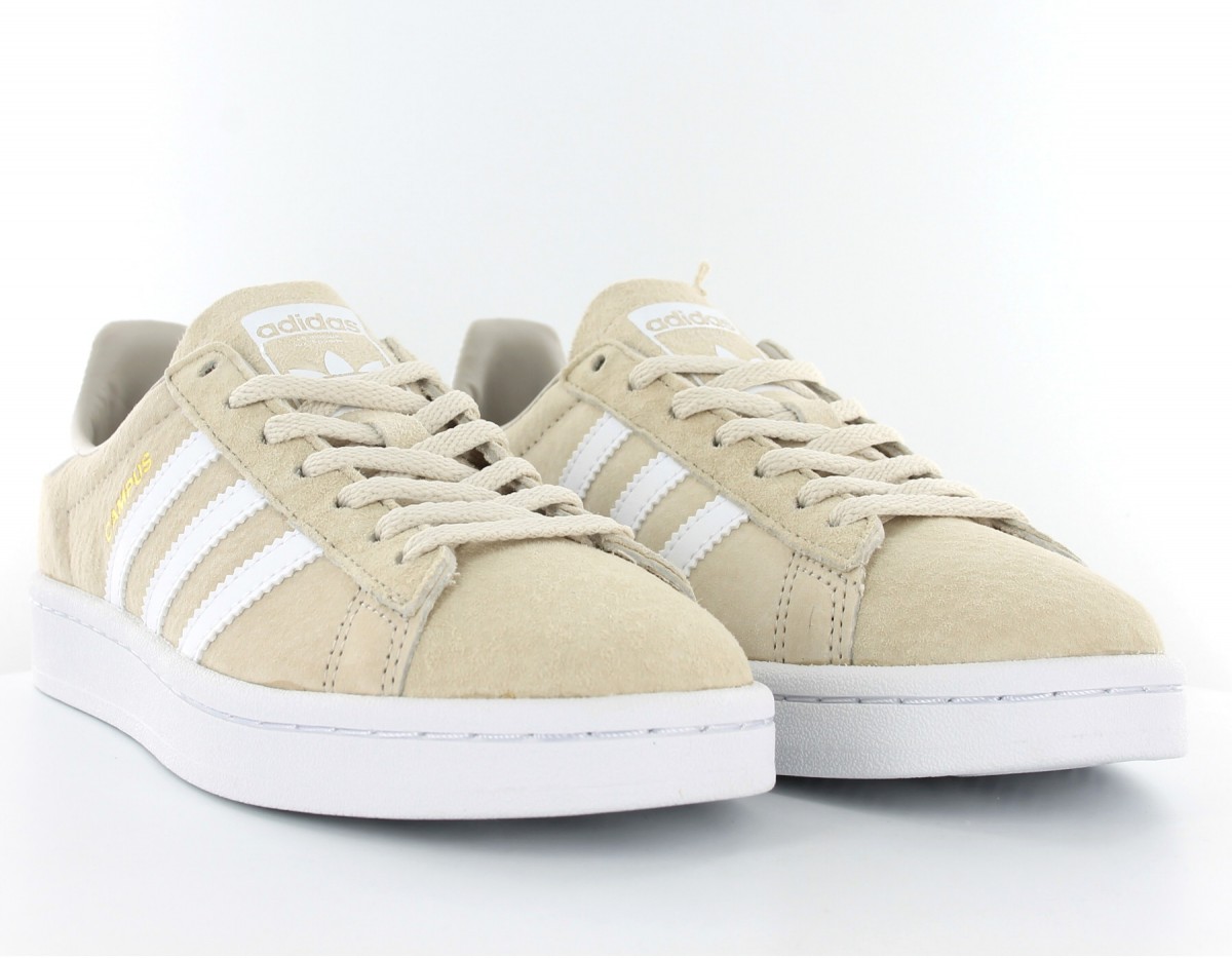 Adidas Campus Women Clear Brown-Footwear White