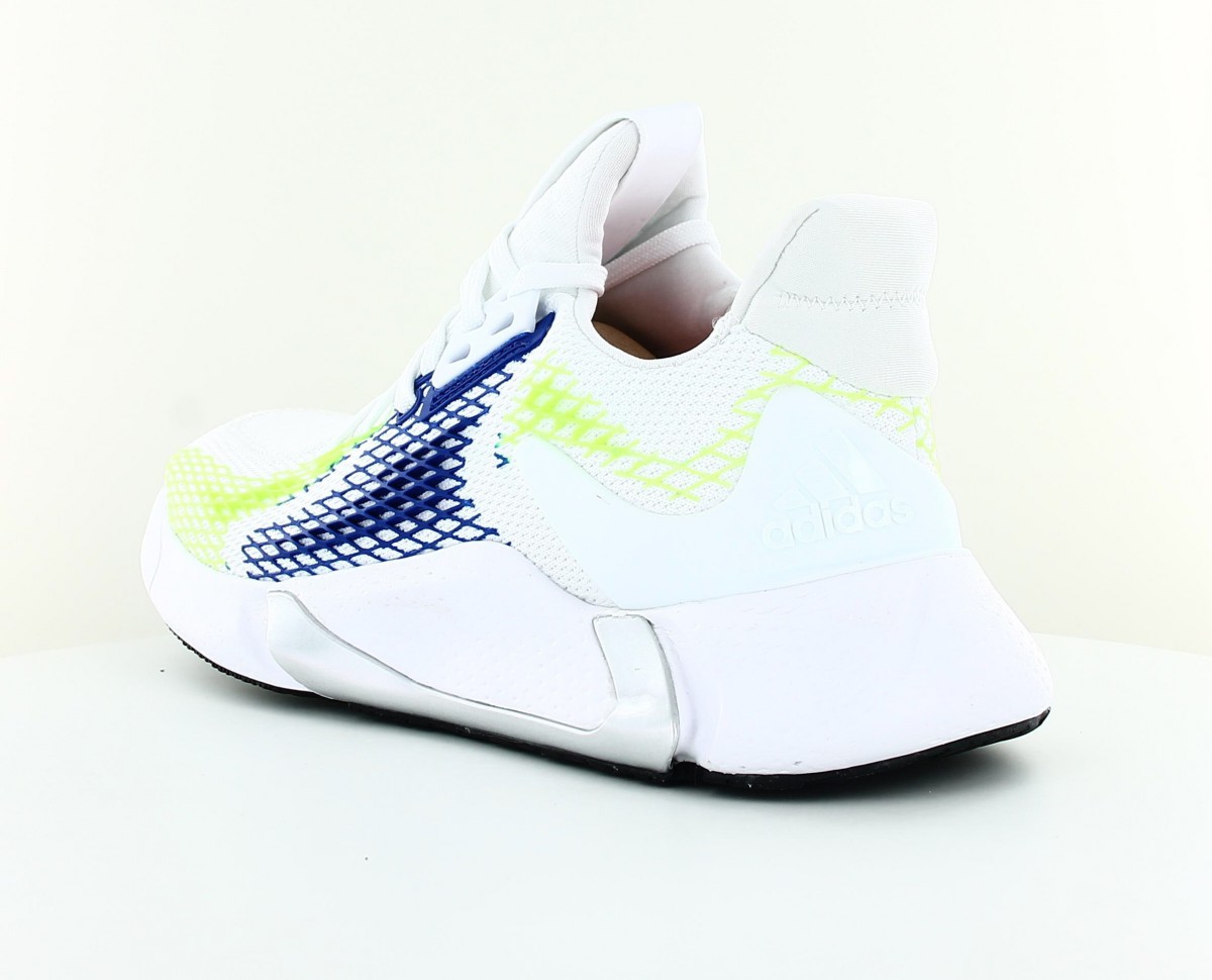 Adidas Edge xt blanc bleu vert fluo