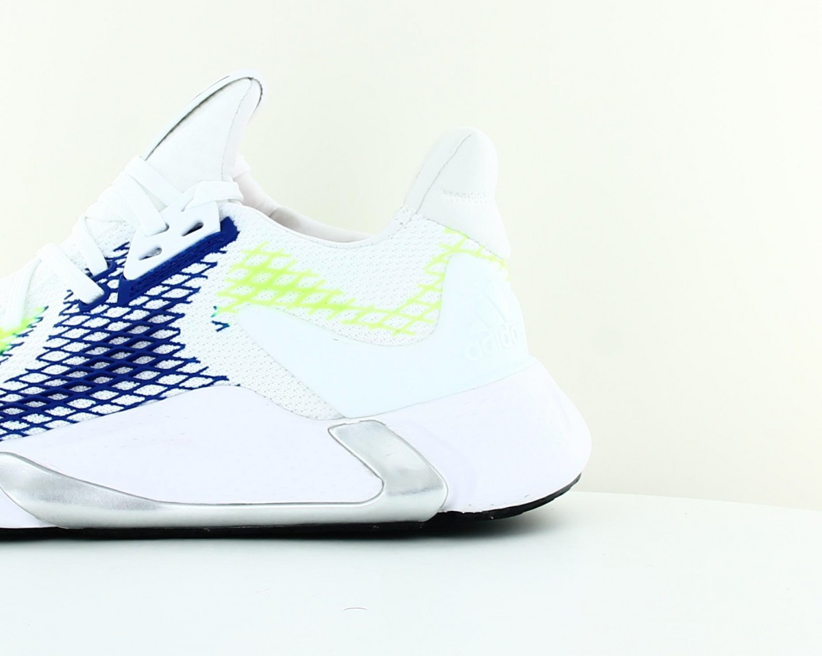 Adidas Edge xt blanc bleu vert fluo